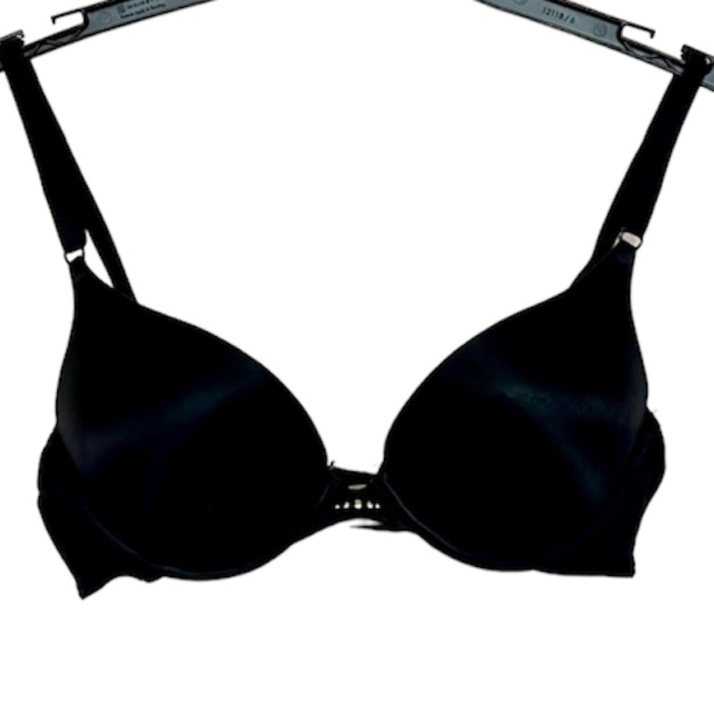 🌞 Add 2 cups bra size! Black ultra padded push up Bombshell bra women 32B to 32C